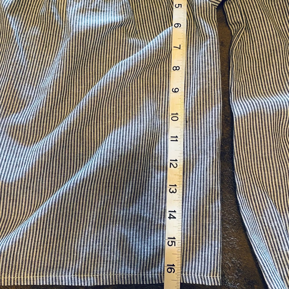 Brandy Melville Off the Shoulder Top Blue Striped - Picture 8 of 10